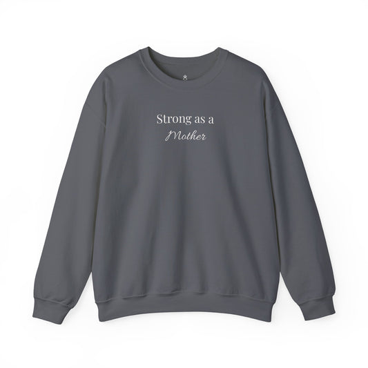 Strong as a Mother Sweatshirt IVF Infertility Gift